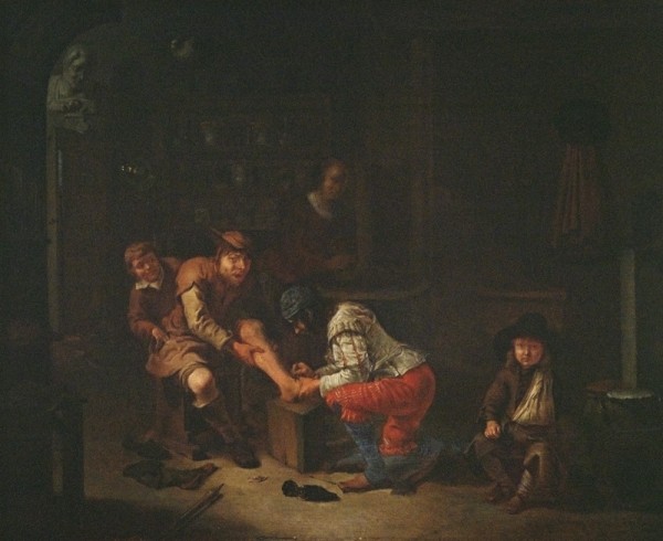 Gerrit Lundens, At the Barber-Surgeon