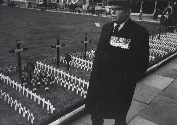 Karol Kállay, London. Veteran at the War Cemetery