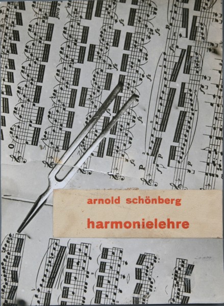 Ladislav Foltyn, Cover for the publication Harmonielehre by Arnold Schonberg (portfolio of student projects from Bauhaus)